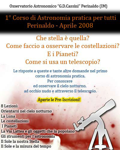 corso di astronomia