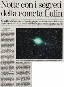 articolo de La Stampa sulla nostra serata