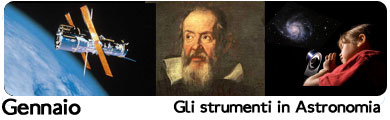 gli strumenti in astronomia